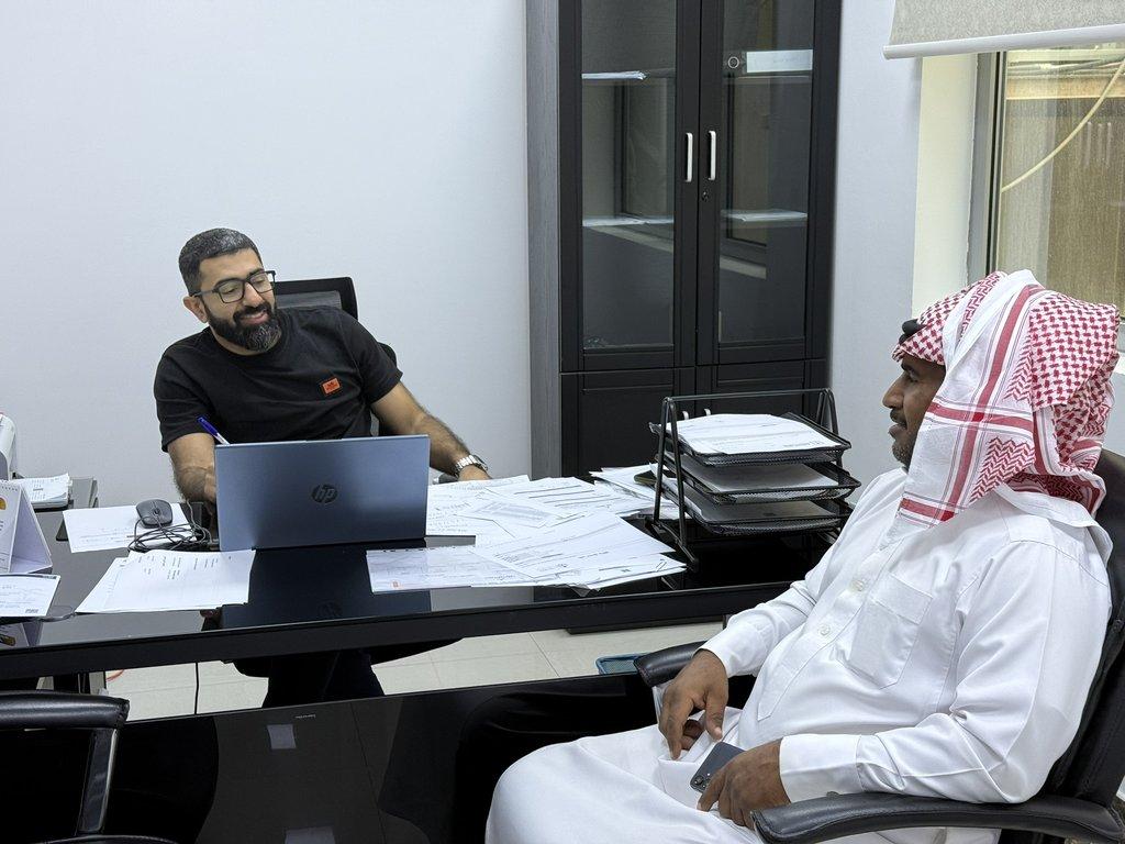 Office discussion and working portrait at Arabian Crown